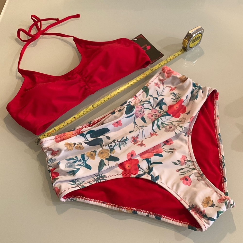 Two-piece swim suit